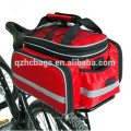 Bike Rear Bag dickere Zahnriemen Verlängert Schultergurt wasserdicht Nylon Fahrrad Seat Trunk Bag mit Regenmantel